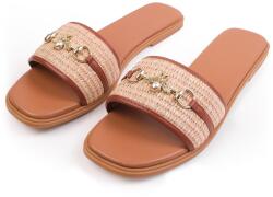 Wheres That From Сандали Wheres That From Women's Where's Harmony Flat Sandals - Tan