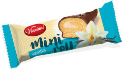  VINCINNI mini roll vanília ízű krémmel - 30g - koffeinzona
