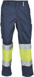 CERVA Bilbao Fényvisszaverős Munkásnadrág HV Sárga/Sötétkék - 60 (03520008N1060)