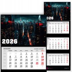  Háromrészes Naptár 2026 Fali Irodai Dekoratív Divatos Stílus Ajándék (KALENDARZ TRÓJDZIELNY 2026 BIUROWY STYL MODNY)