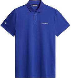 J Lindeberg Golf Блуза с яка J Lindeberg Golf Men's JLG Bridge Short-Sleeve Performance Polo Shirt - Clematis Blue