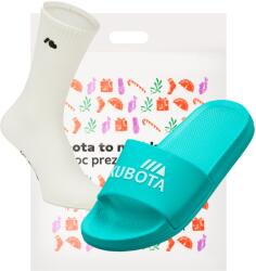 Kubota Karácsonyi Ajándék Női Uszodai Papucs Kubota Türkiz 39 Zokni (K25MP-101-007-12-Z-039)