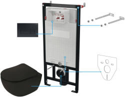 Peonia PN NERO WC szett 6: 1 (CDENNZPW)