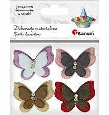 Pillangó Textil Dekoráció 4DB-OS Titanum (Kod producenta)