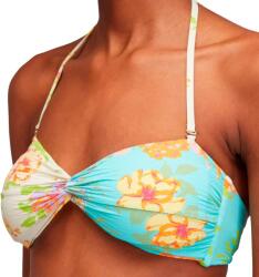 SUNDEK Quartz flower bunch printed band bikini top - Blue / Grey (Calla)