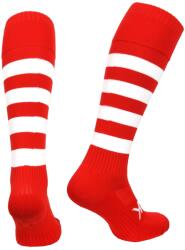 ATAK Sports Юношески чорапи ATAK Sports Hooped Socks Junior - Red/White