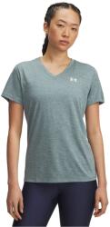 Under Armour Tech Twist V-Neck Short Sleeve Womens - Jasper Blue