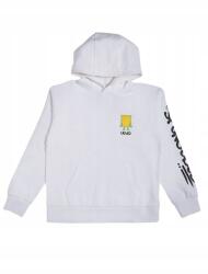 LIU JO Fehér Gyerek Kapucnis Pulóver Nyomott Mintával 170 Kym