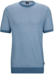 Boss Тениска Boss Men's Tantino Knitted T-Shirt - Light/Pstl Blue