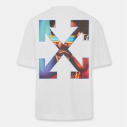 Off White Тениска Off White Men's Barber Skate T-Shirt - White-Serenity