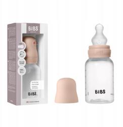 BIBS BPA-mentes műanyag cumisüveg Bibs 150 ml Blush szilikon cumi (50161244)