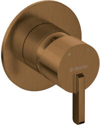  Silia falsík alatti zuhany csaptelep váltó nélkül, szálcsiszolt bronz (BQS_C44L)