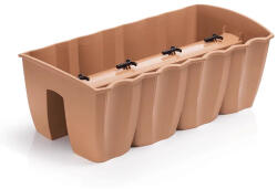 Prosperplast Trio Crown korlátláda, 60 cm - terrakotta (DCRO600-R624)