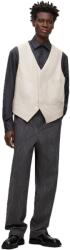 Boss Men's Duran Pad Quilted Button Overshirt - Light/Grey