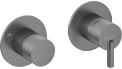  Silia falsík alatti zuhany csaptelep váltóval, titán (BQS_D46P)