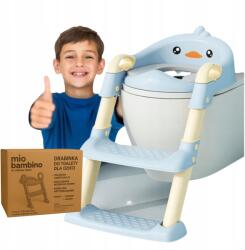  Gyerek WC-ülőke párna létrával, WC-magasító puha párnával (Drabinka Schodki na Toaletę dla Dzieci)