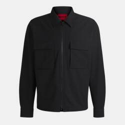 Hugo Men's Eselio Red Overshirt - Black 001