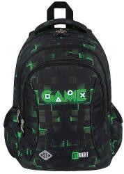 St. Majewski St. Right iskolatáska, hátizsák 3 rekeszes - Green Game (681516)