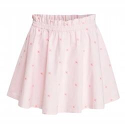 Kenzo Rózsaszín Pamut Bő Szabású Szoknya 116-AS Logóval