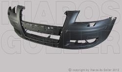 Audi A3 2003-2005 3ajtós - Első lökhárító alapozott, fsz. mosós