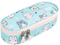 St. Majewski St. Right ovális cicás tolltartó - Charming Cats (685071) - gigajatek