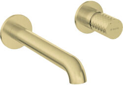  Silia Hexa falsík alatti mosdó csaptelep, szálcsiszolt arany (BHS_R54L)