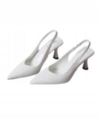 Shein Fehér Magassarkú Cipő Áttört Mintával 42 1HE (sx2204044407374738)