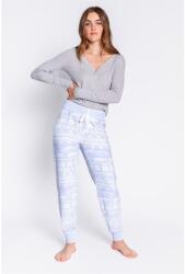 PJ Salvage Snowflake Cuffed Pant - Hellblau