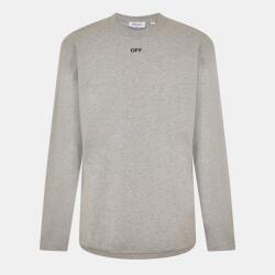 Off White Тениска Off White Men's - Skate Long Sleeve T-Shirt - Grey/Black
