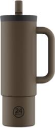 24Bottles 24 Bottles - 800ml Straw Cup Bögre Szívószállal - Mocha (24B2239)