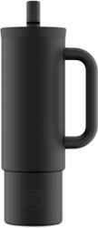 24Bottles 24 Bottles - 800ml Straw Cup Bögre Szívószállal - Tuxedo Black (24B2234)