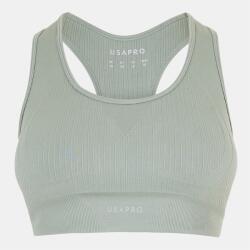 USA Pro UP Seamless Crop Sports Bra - Sage