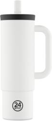 24Bottles 24 Bottles - 800ml Straw Cup Bögre Szívószállal - Ice White (24B2233)