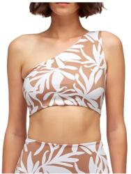 SUNDEK Bimala optic flower one-shoulder bikini top - Brown (Earth)