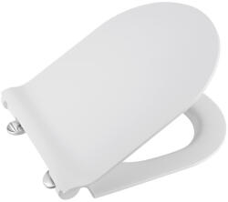 GSI Outdoors NORM SLIM soft close WC-ülőke, duroplast, fehér/króm (MS86CSN11)