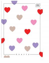 Interdruk Füzet A5 60 lapos kockás Interdruk Hearts Wz 4 (6775)