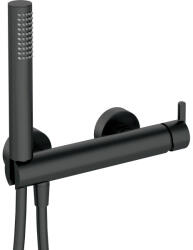  Silia zuhany csaptelep zuhanyszettel, fekete (BQS_N41M)