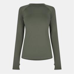 USA Pro Дамска фланелка с дълъг ръкав USA Pro Long Sleeve Top Womens - Khaki