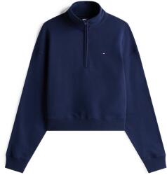 Tommy Hilfiger Women's TJ Flag Quarter-Zip Fleece - Navy