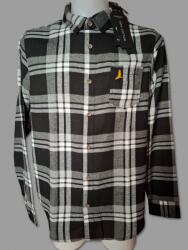 Brave Soul kockás férfi ing (szürke-fekete) (M méret)