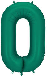 PartyDeco S. r. o 0. szám, fólia lufi, 86 cm, üveg zöld