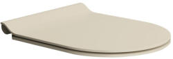 GSI Outdoors SLIM soft close WC-ülőke, króm/kréta fehér (MS86CSN08)