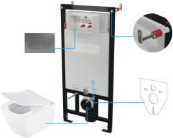 Blur PN WC szett 6: 1, titán színű nyomólappal (CDZT6ZPW)