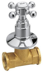 SAPHO ANTEA falba süllyesztett elzáró szelep, meleg, 1/2", króm (3051H)