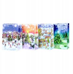 DEKOR-PAK Karácsonyi mikulás tasakok fóliázott ajándéktasakok 10 db A4