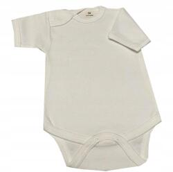  Csecsemő body fehér csíkos rövid ujjú 68cm