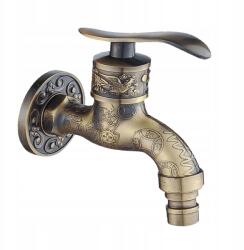  Réz Fali Mosdócsap, Klasszikus Vintage Antik Mosdócsap (Aosekaa=6901423001275)