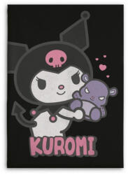 Aymax Hello Kitty Kuromi Baku flanel takaró 110x150cm (AYM450529)