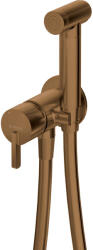  Silia bidé csaptelep kézizuhannyal, szálcsiszolt bronz (BQS_C34M)