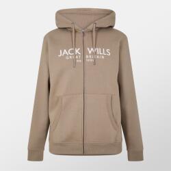 Jack Wills Мъжки суичър Jack Wills Pinebrook Graphic Zip Hoodie Mens - Fawn